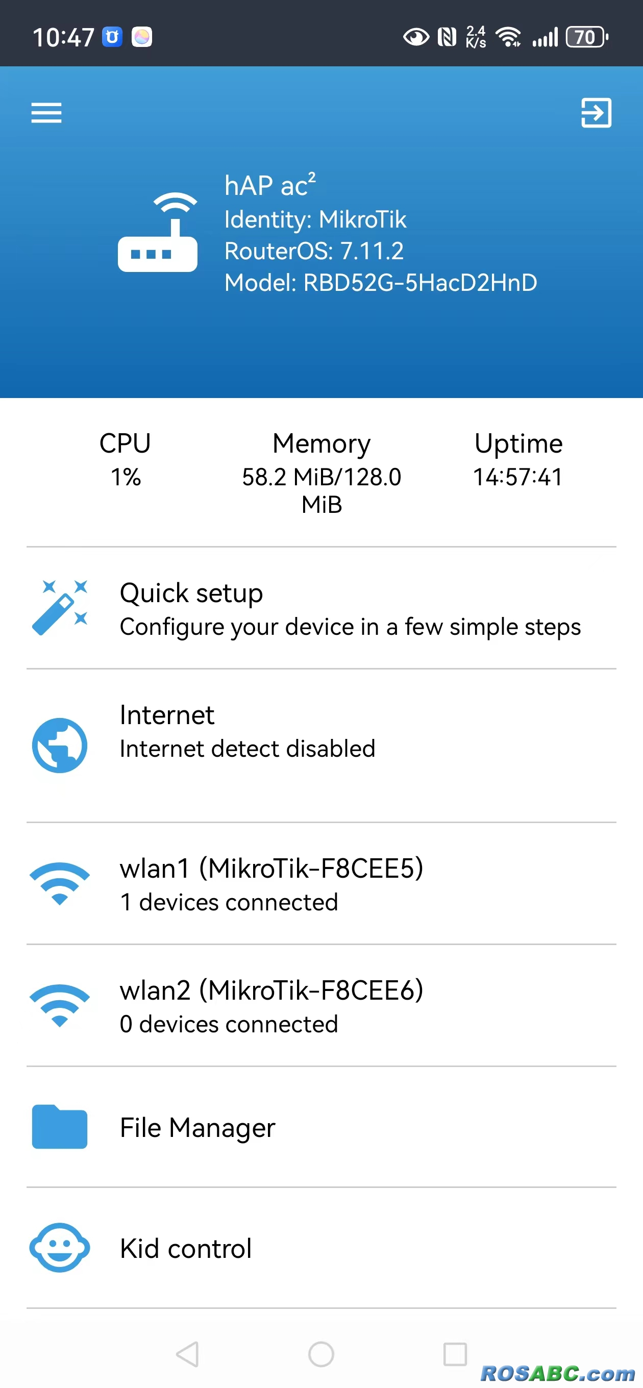      ROS APP
